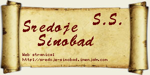 Sredoje Sinobad vizit kartica